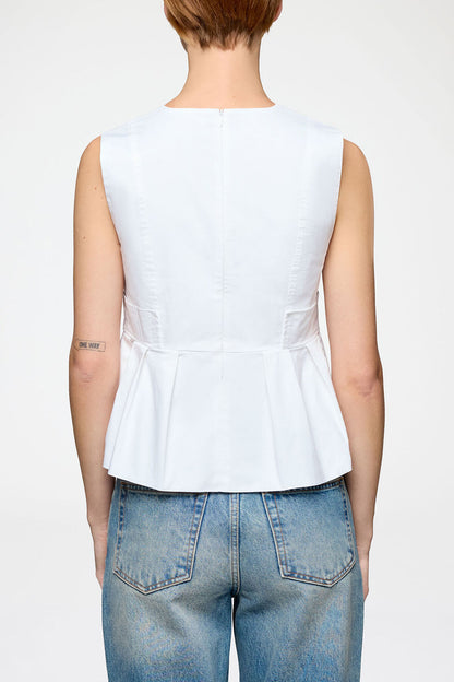 Top in Stretch Cotton