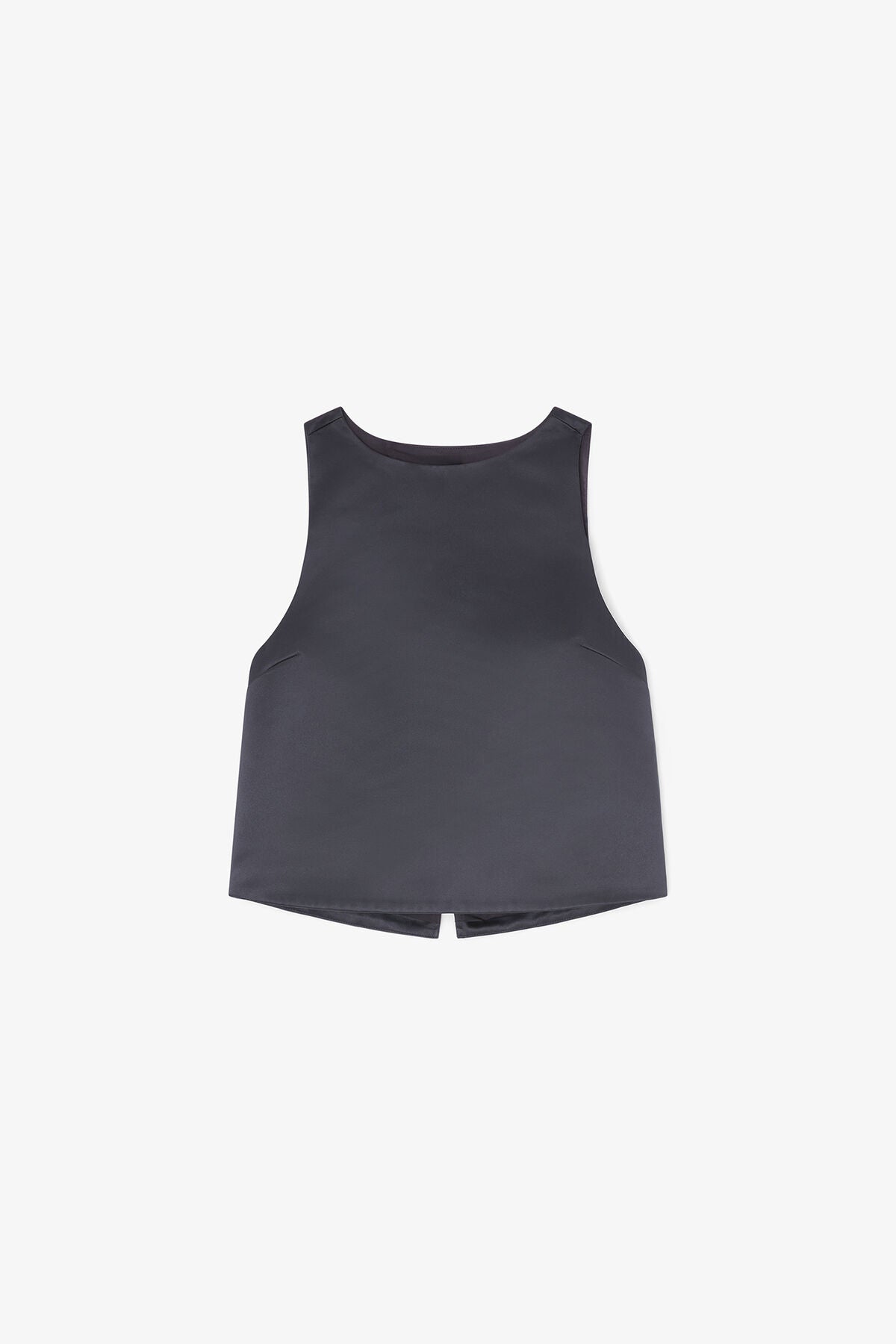 Top in Black Satin