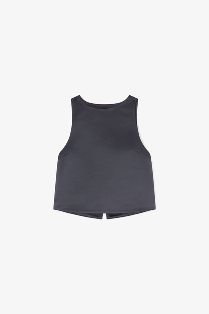 Top in Black Satin