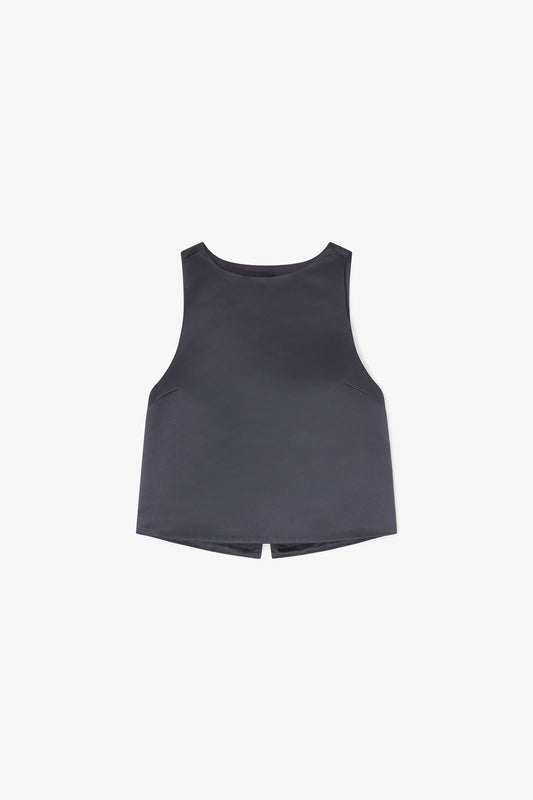 Top in Black Satin