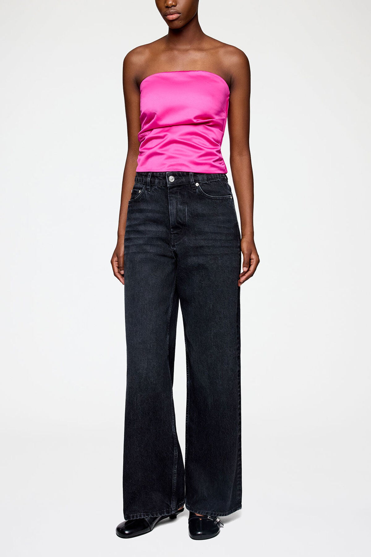 Top in Duchesse Satin