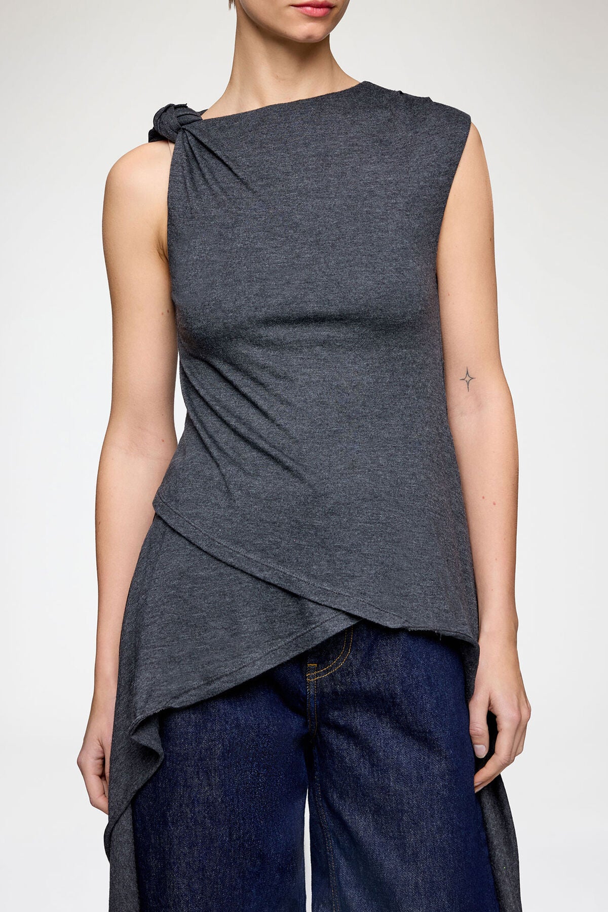 Top in Grey Jersey