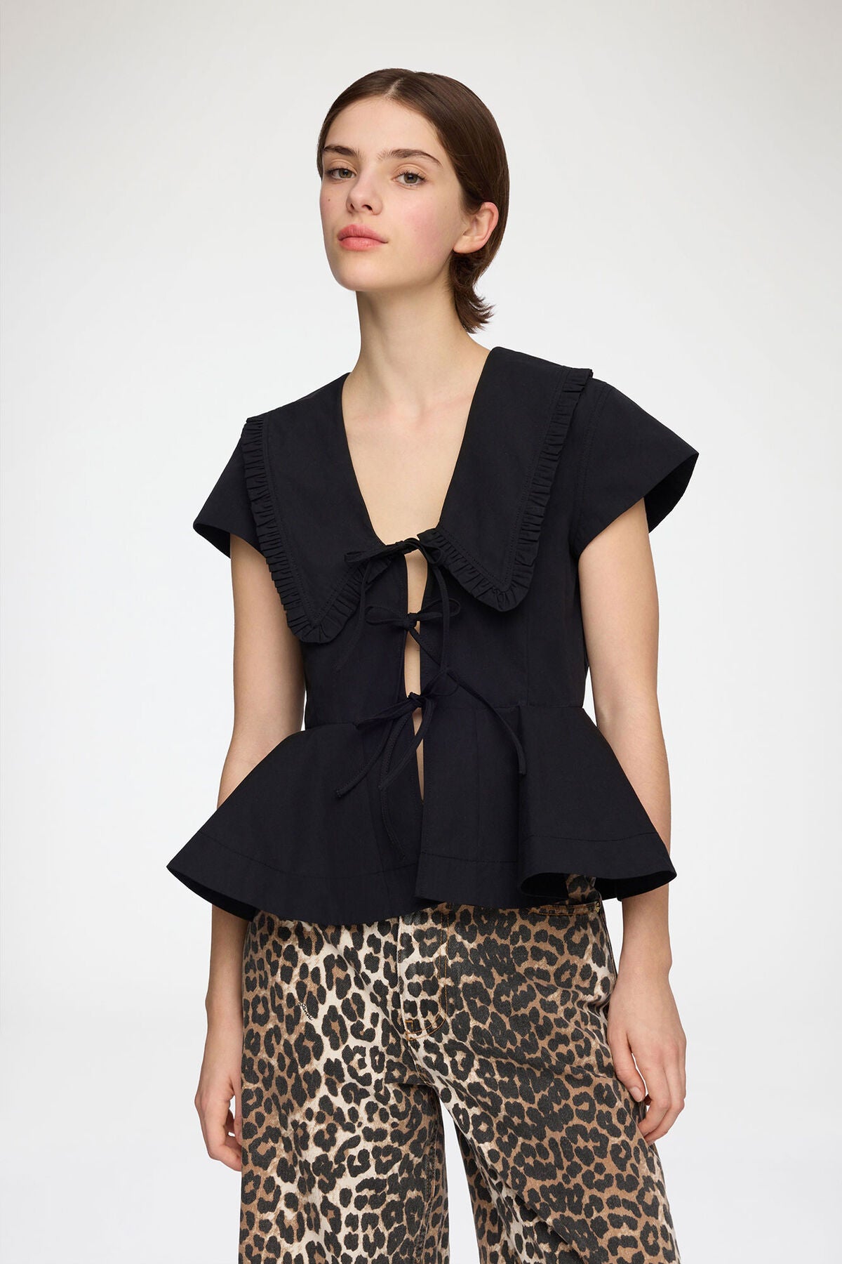 Blouse in Cotton Poplin
