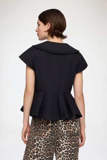 Blouse in Cotton Poplin