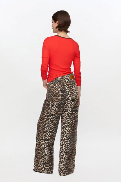 Long-sleeve Top in Red