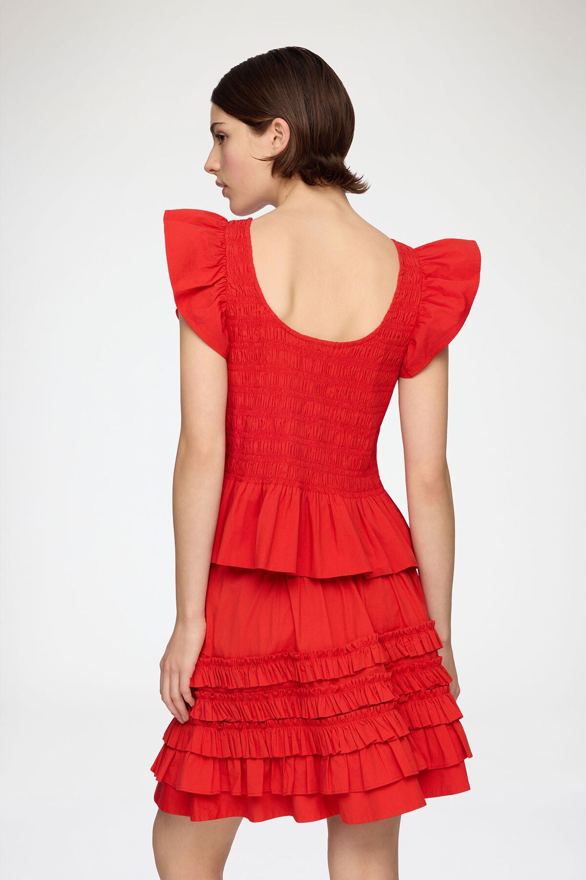 Top in Smocked Cotton