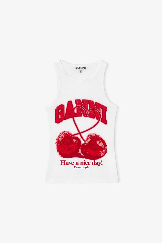 Tank Top with Cherry