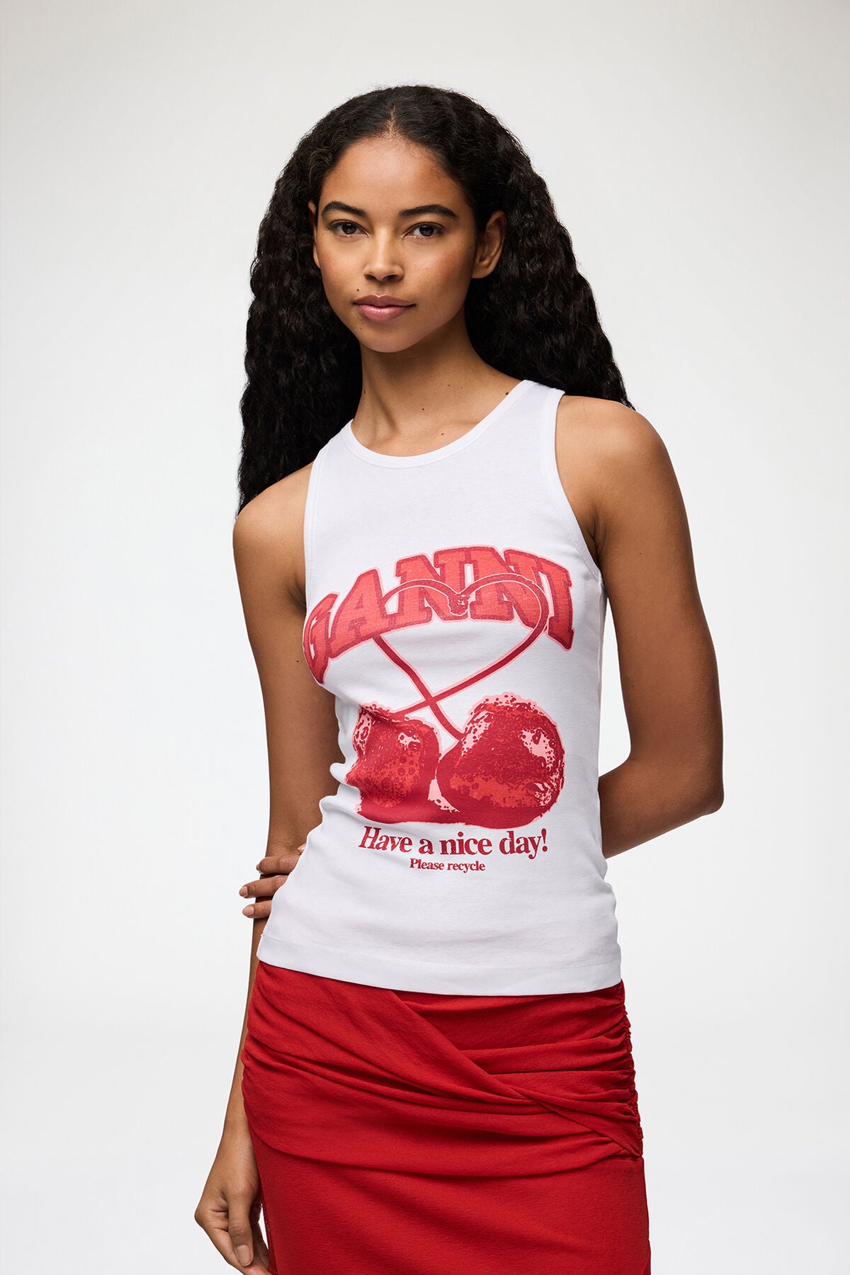 Tank Top with Cherry