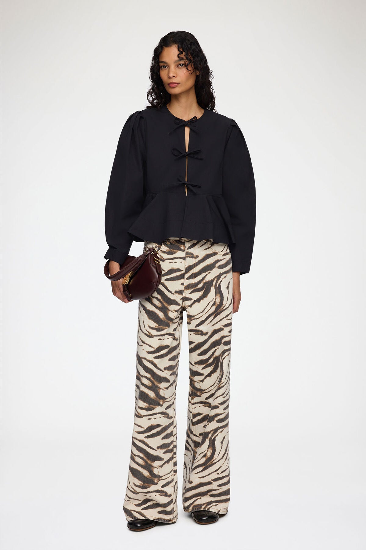 Blouse in Cotton Poplin