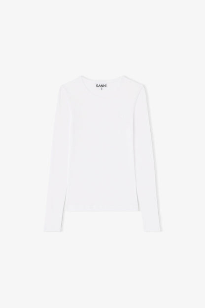 Rib Long-sleeve Top