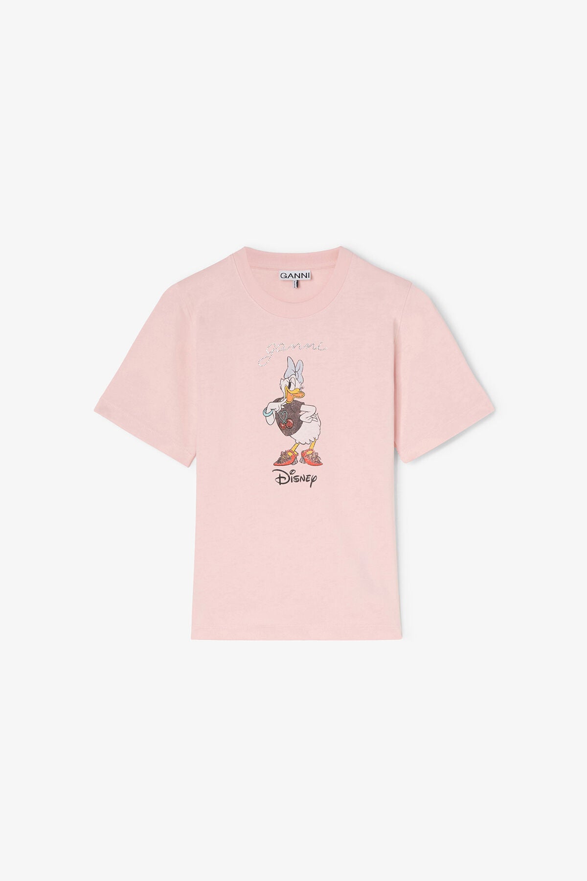 Daisy Duck Pink Printed Baby Fit T-shirt
