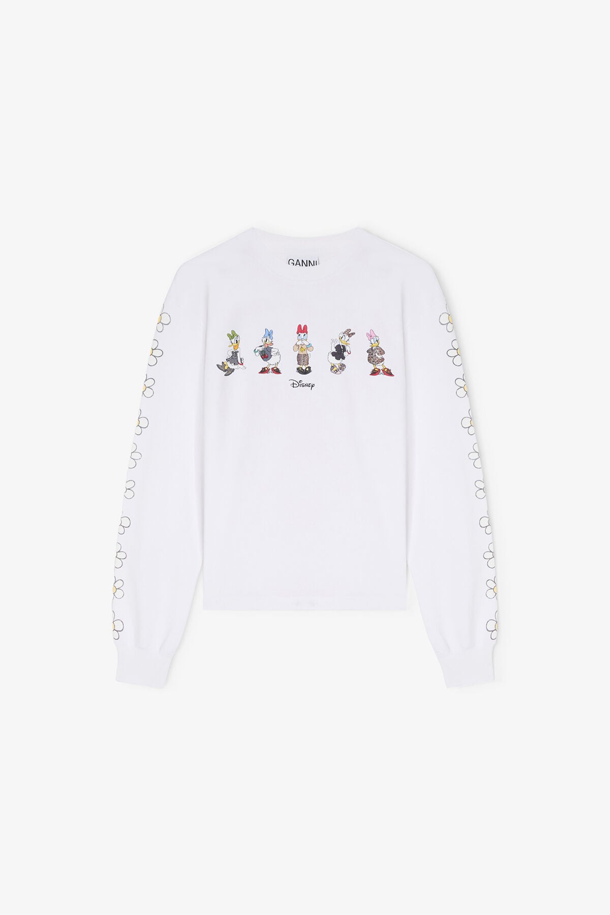 Daisy Duck White Long-sleeve T-shirt