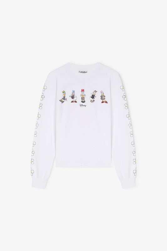 Daisy Duck White Long-sleeve T-shirt