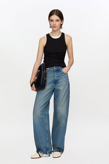 Tank Top in Cotton Rib