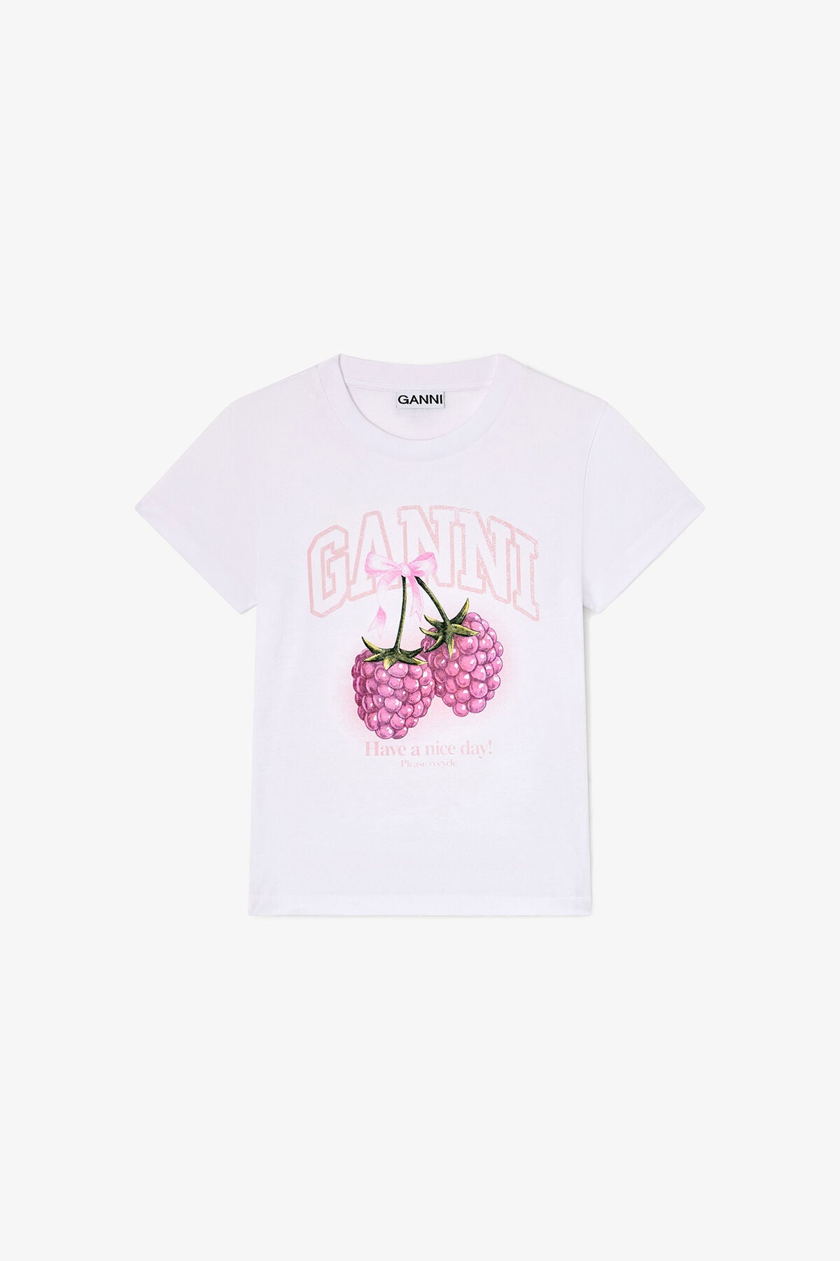Baby Fit T-shirt with Raspberry