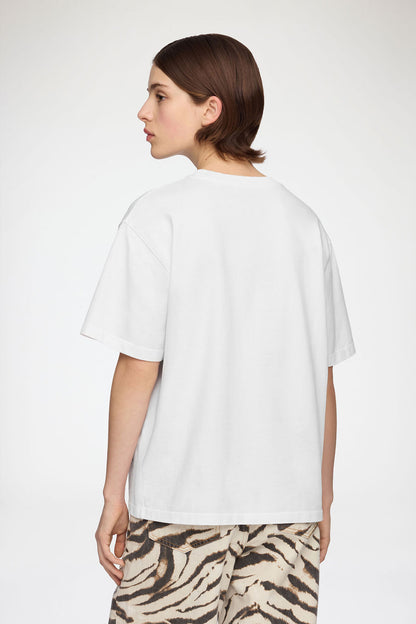 T-shirt in White Broderie Anglaise