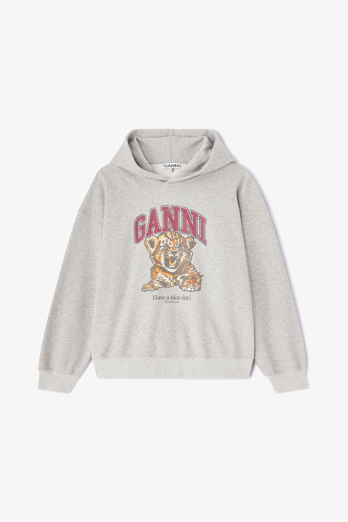 Grey Tiger Hoodie