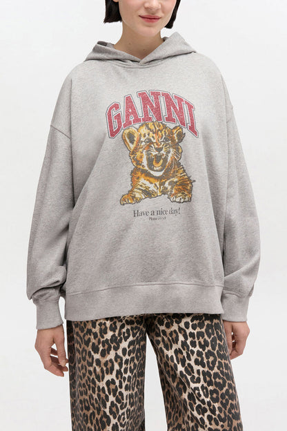 Grey Tiger Hoodie