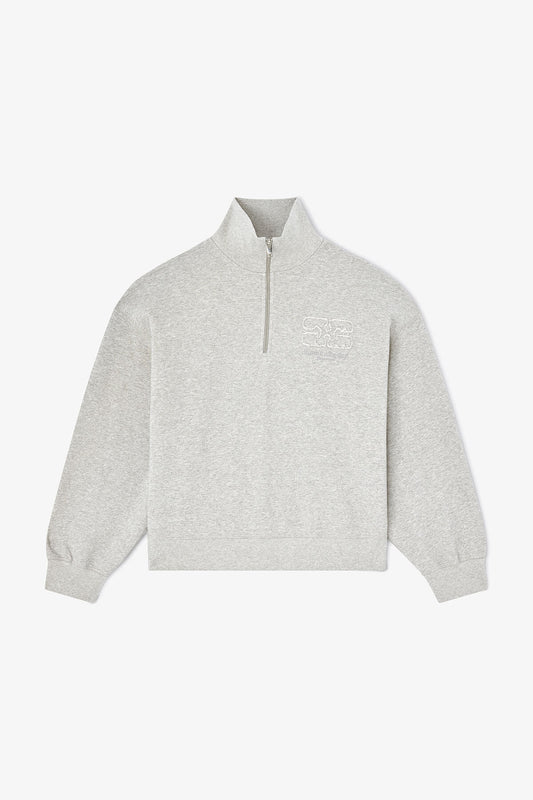 Grey Half Zip Sweatshirt