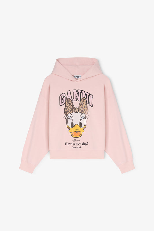 Daisy Duck Pink Cropped Hoodie