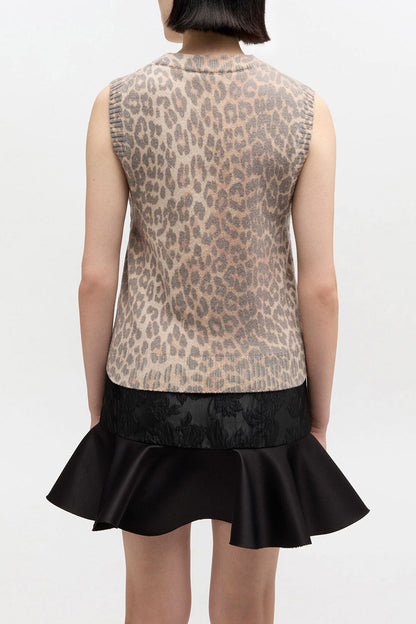Graphic Wool Vest