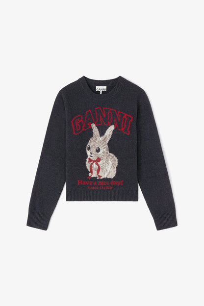 Graphic Wool Jumper