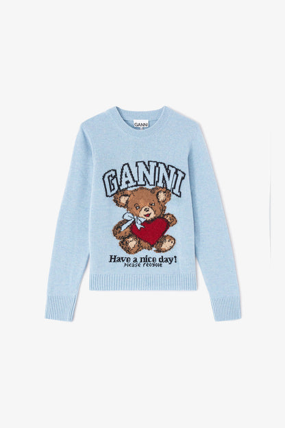 Graphic Wool Jumper