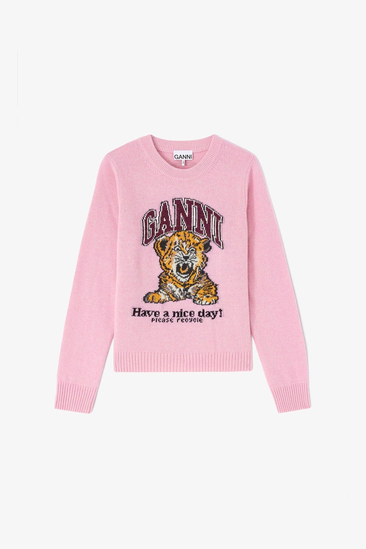 Graphic Wool Jumper