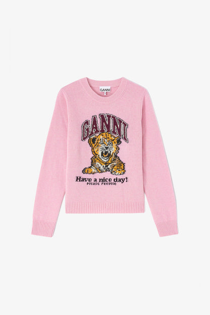 Graphic Wool Jumper