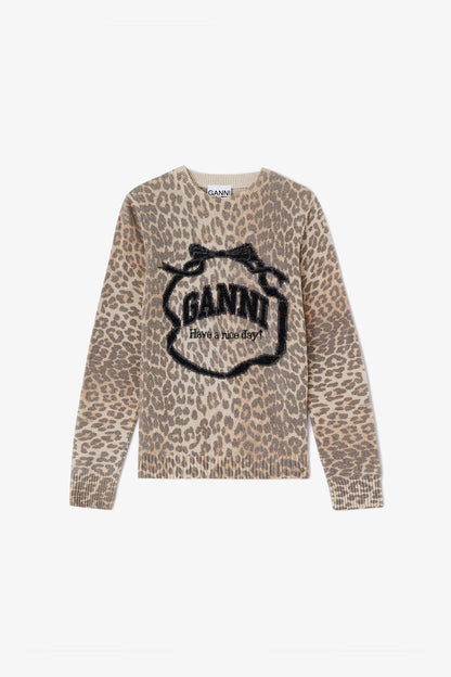 Graphic Wool Jumper