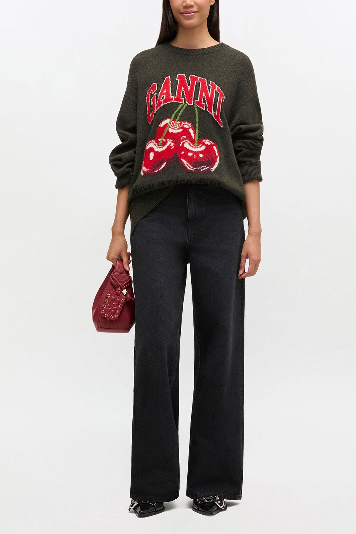Oversized Graphic Jumper
