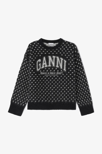 Polka Brushed Jumper