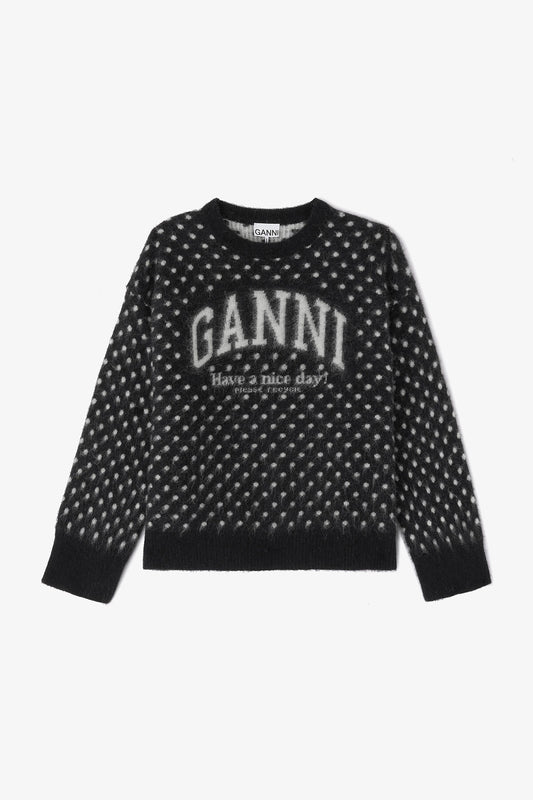 Polka Brushed Jumper