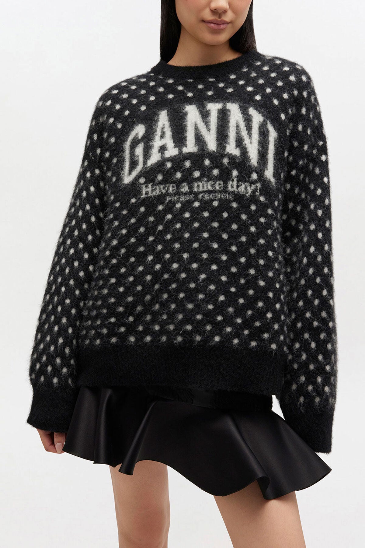 Polka Brushed Jumper
