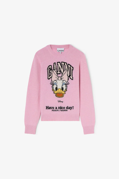 Daisy Duck Graphic Wool Jumper