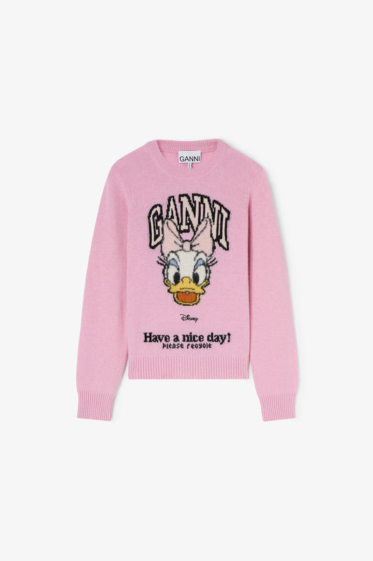 Daisy Duck Graphic Wool Jumper