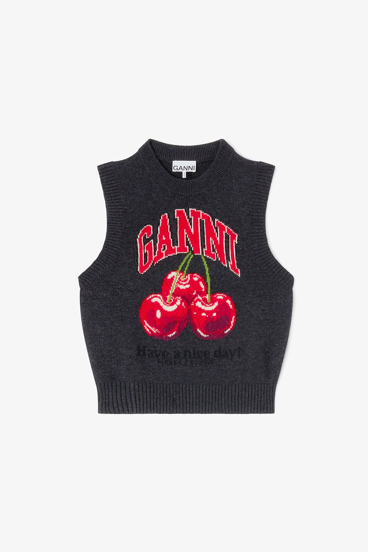 Graphic Wool Vest