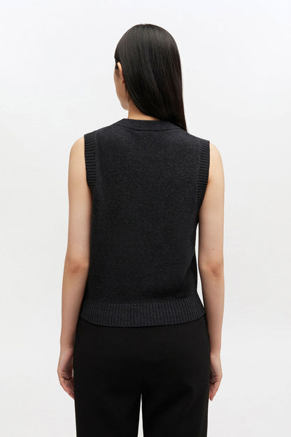 Graphic Wool Vest