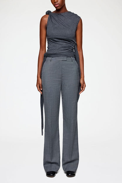 Trousers in Grey Wool