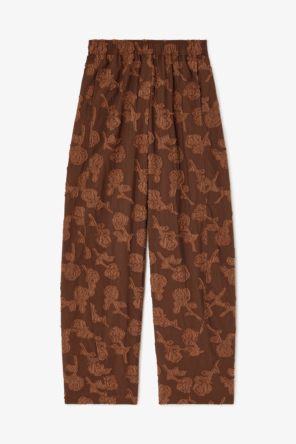 Trousers in Brown Fil Coupe