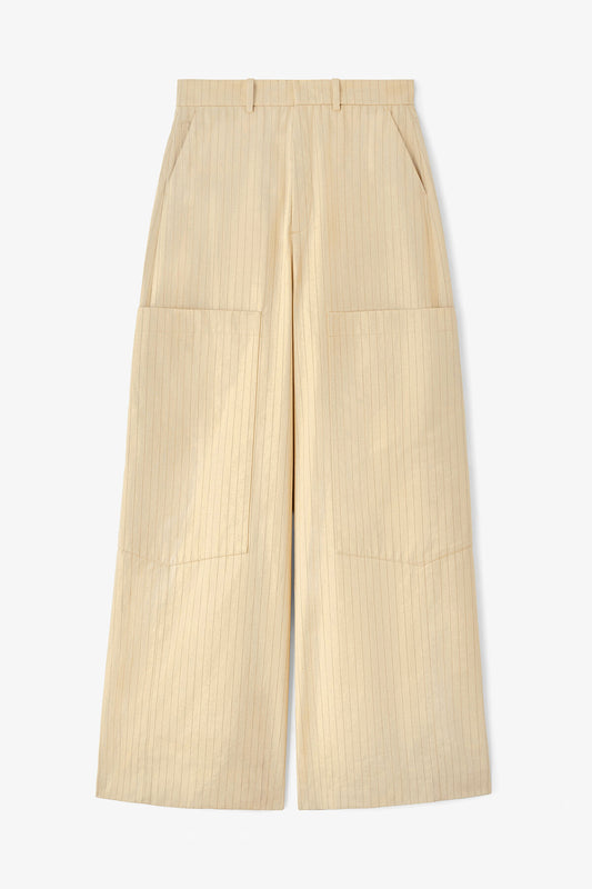 Trousers in Beige Suiting