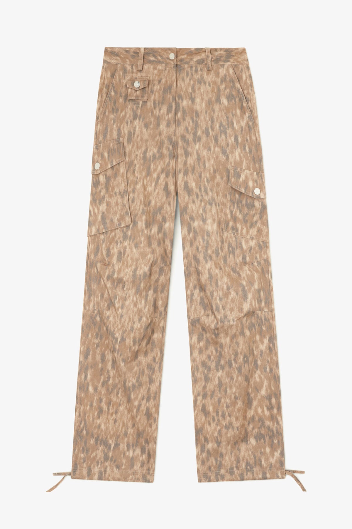 Cargo Pants in Printed Cotton