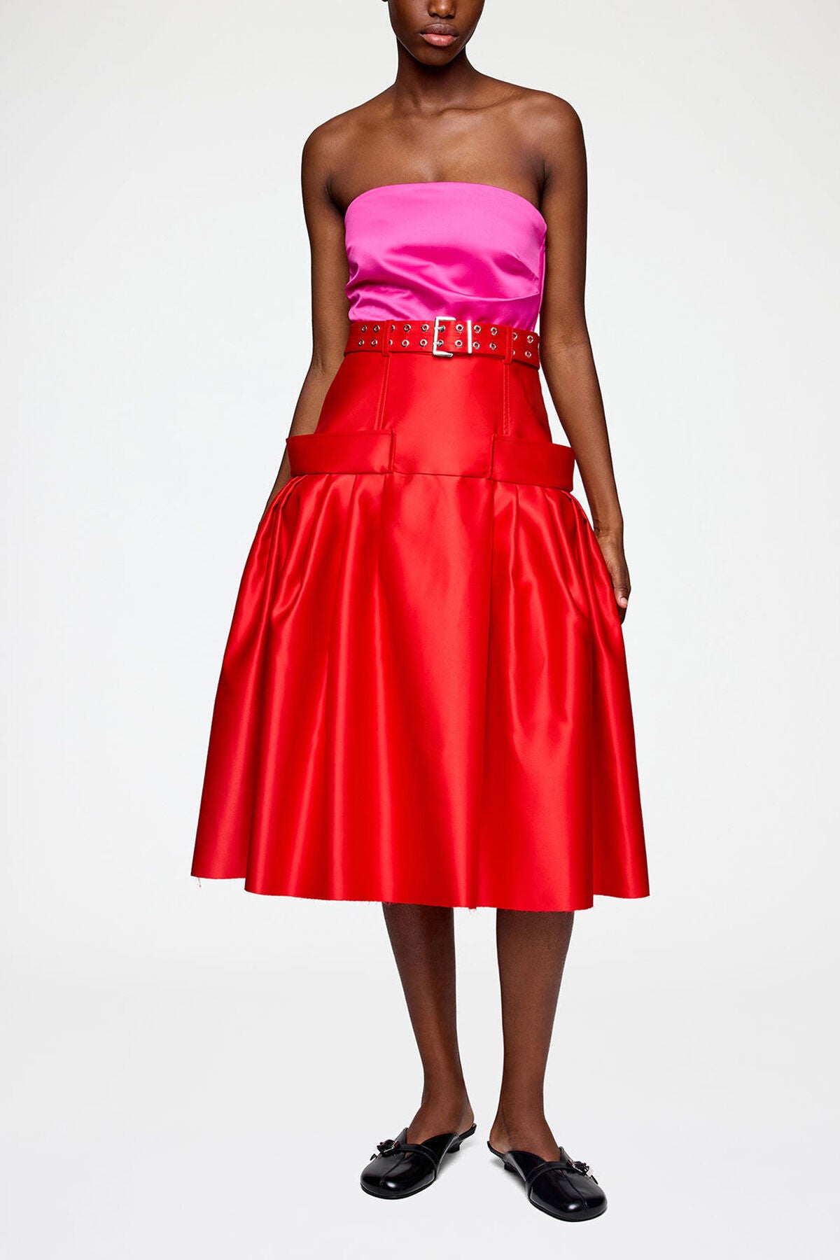 Skirt in Duchesse Satin