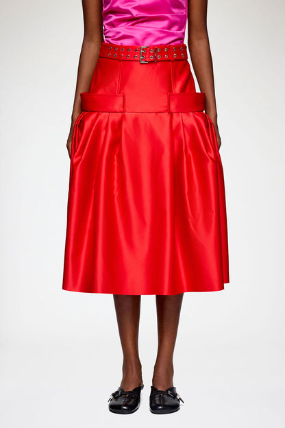 Skirt in Duchesse Satin