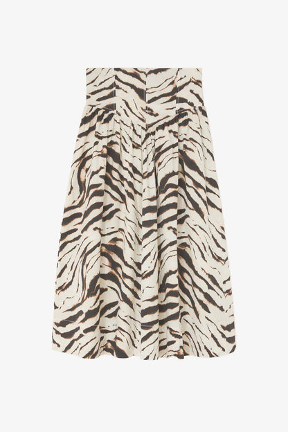 Skirt in Zebra Cotton