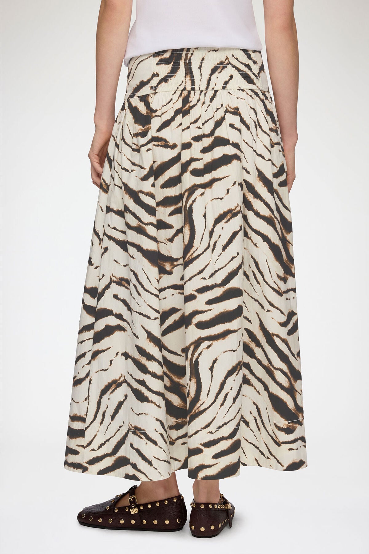 Skirt in Zebra Cotton