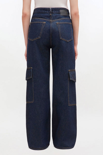 Angi Jeans in Dark Rinse Denim