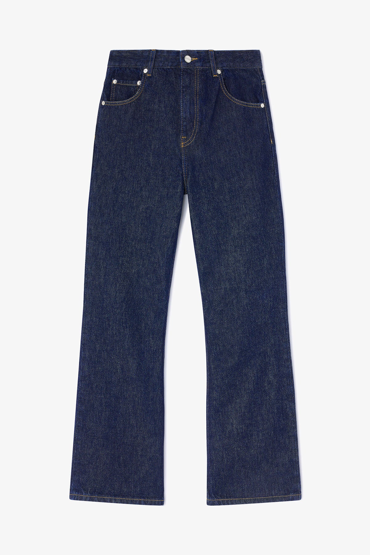 Betzy Cropped Jeans in Dark Rinse Denim