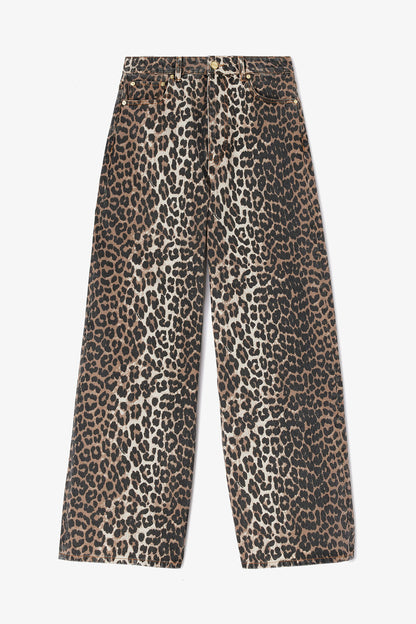 Lari Jeans in Leopard Print