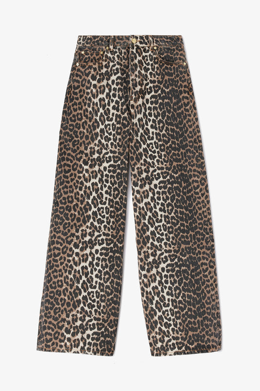 Lari Jeans in Leopard Print